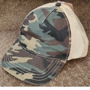 Youth Boys Girls Original Weatherproof Vintage CAMO Truck Hat Baseball Cap NWT